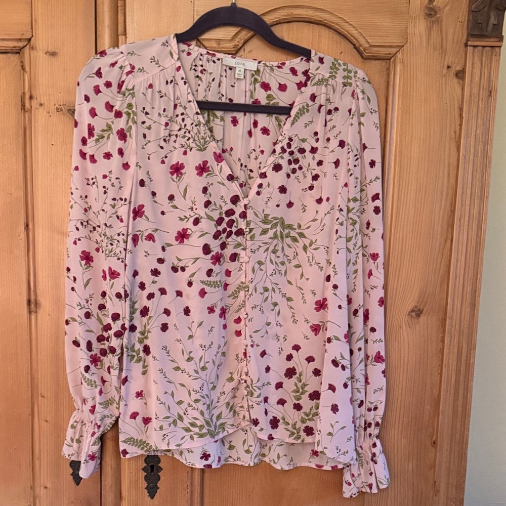 Pink Floral Women's Top by Joie